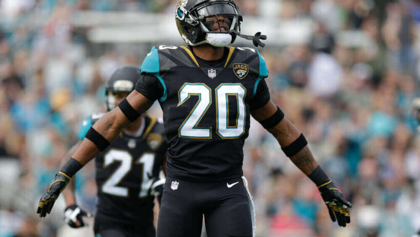 Jalen Ramsey running on field