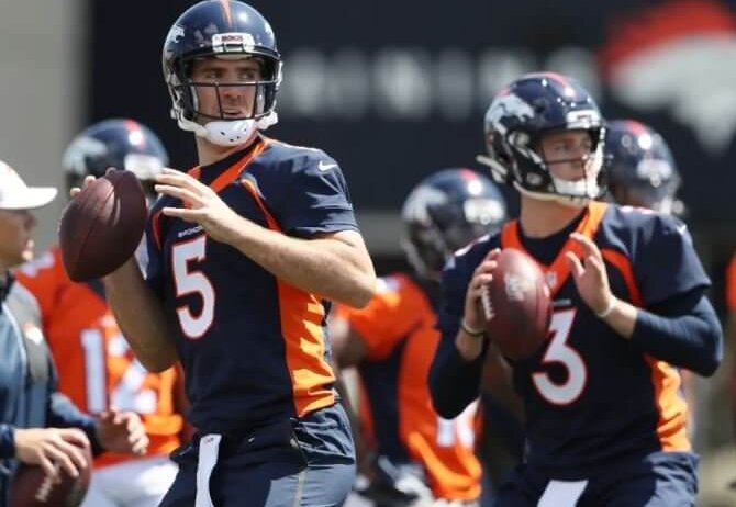 Joe Flacco and Drew Lock