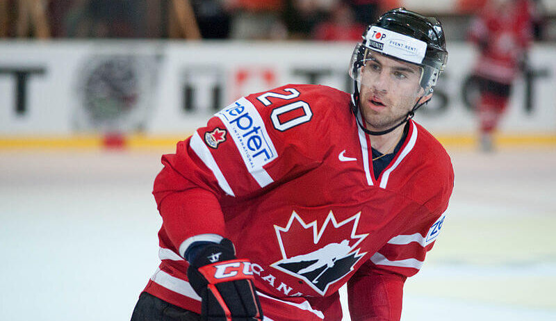 John Tavares playing for Team Canada in 2012