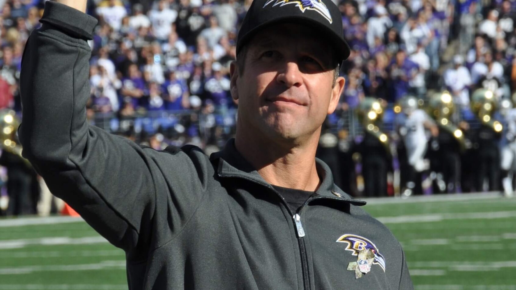 John Harbaugh after a win