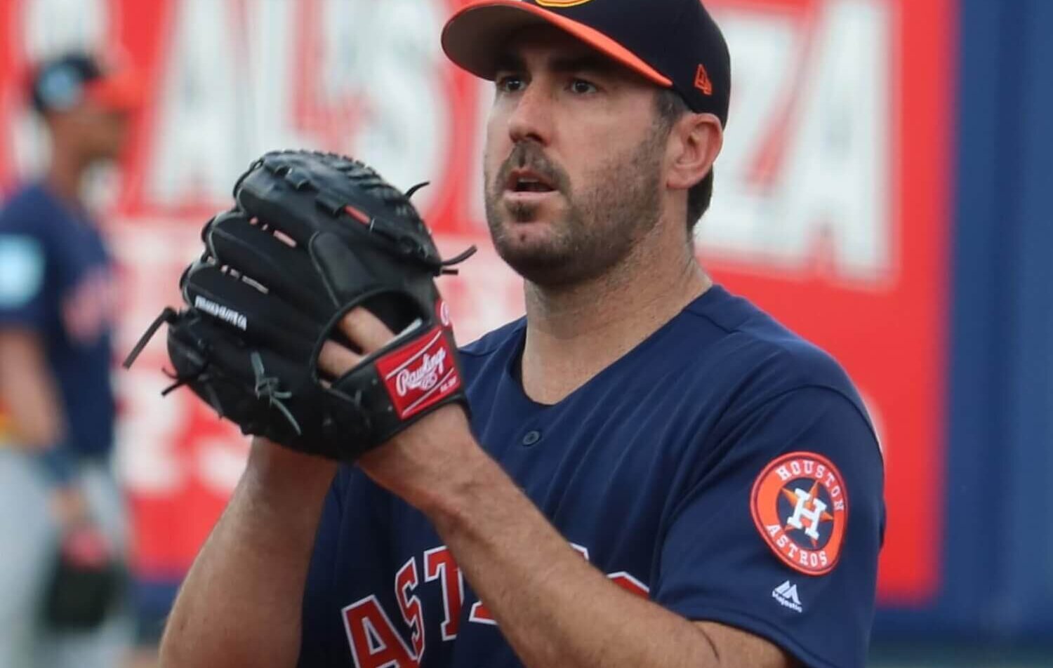Justin Verlander on the mound