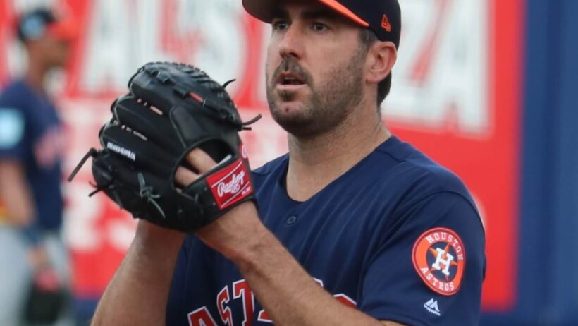 Justin Verlander on the mound