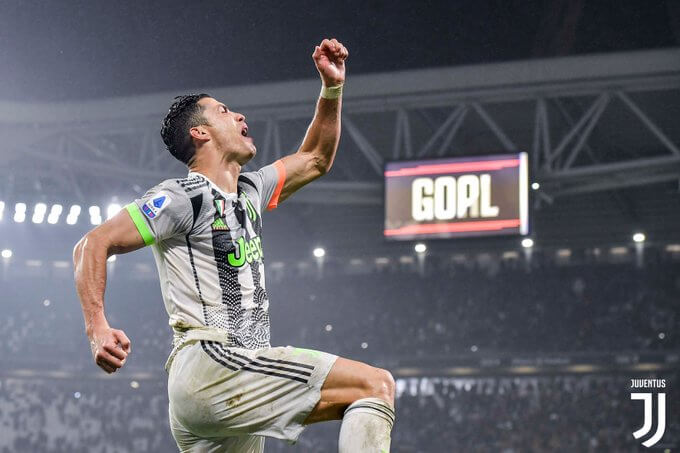 Cristiano scores for Juve
