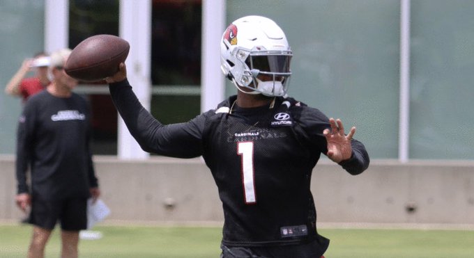 Kyler Murray at Cardinals camp