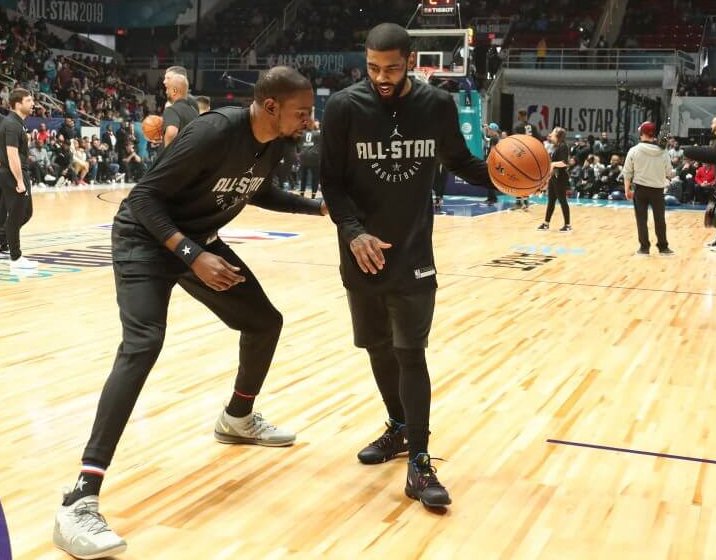 Kevin Durant and Kyrie Irving
