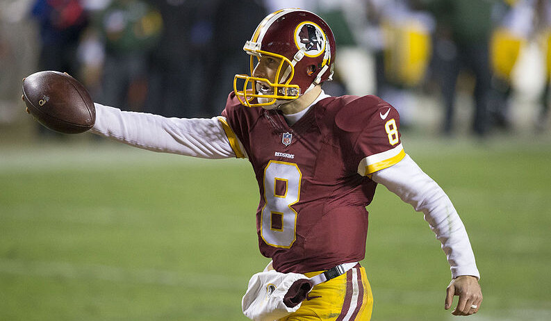 Cousins celebrating a first down