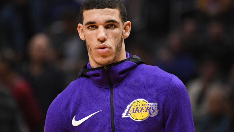 Lakers guard Lonzo Ball