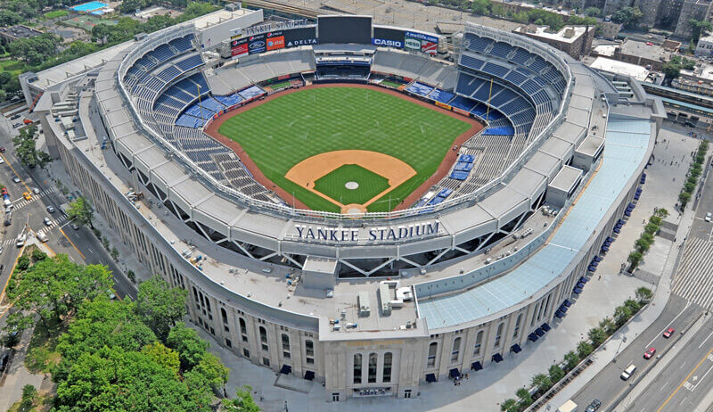 Yankee Stadium aerial view