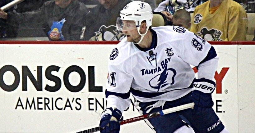 Steven Stamkos with the Tampa Bay Lightning.