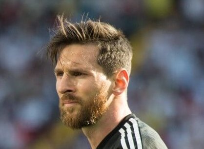 Lionel Messi of Barcelona