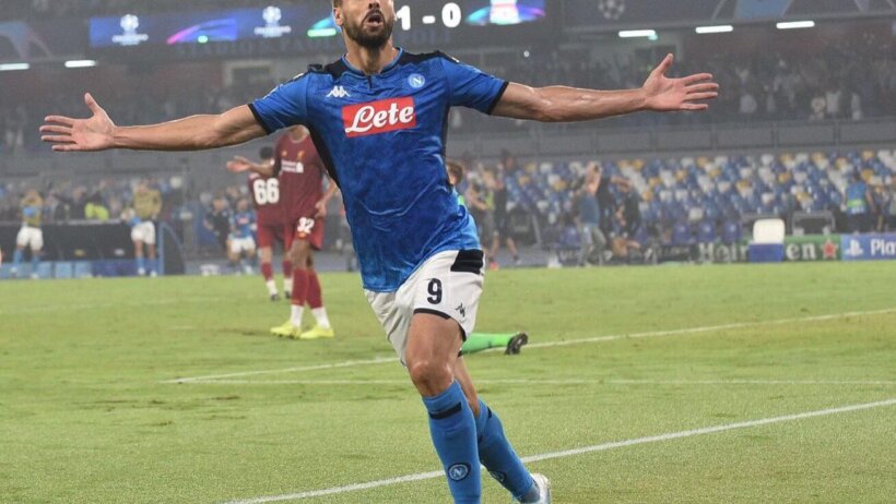 Fernando Llorente has been on target for Napoli in the UCL