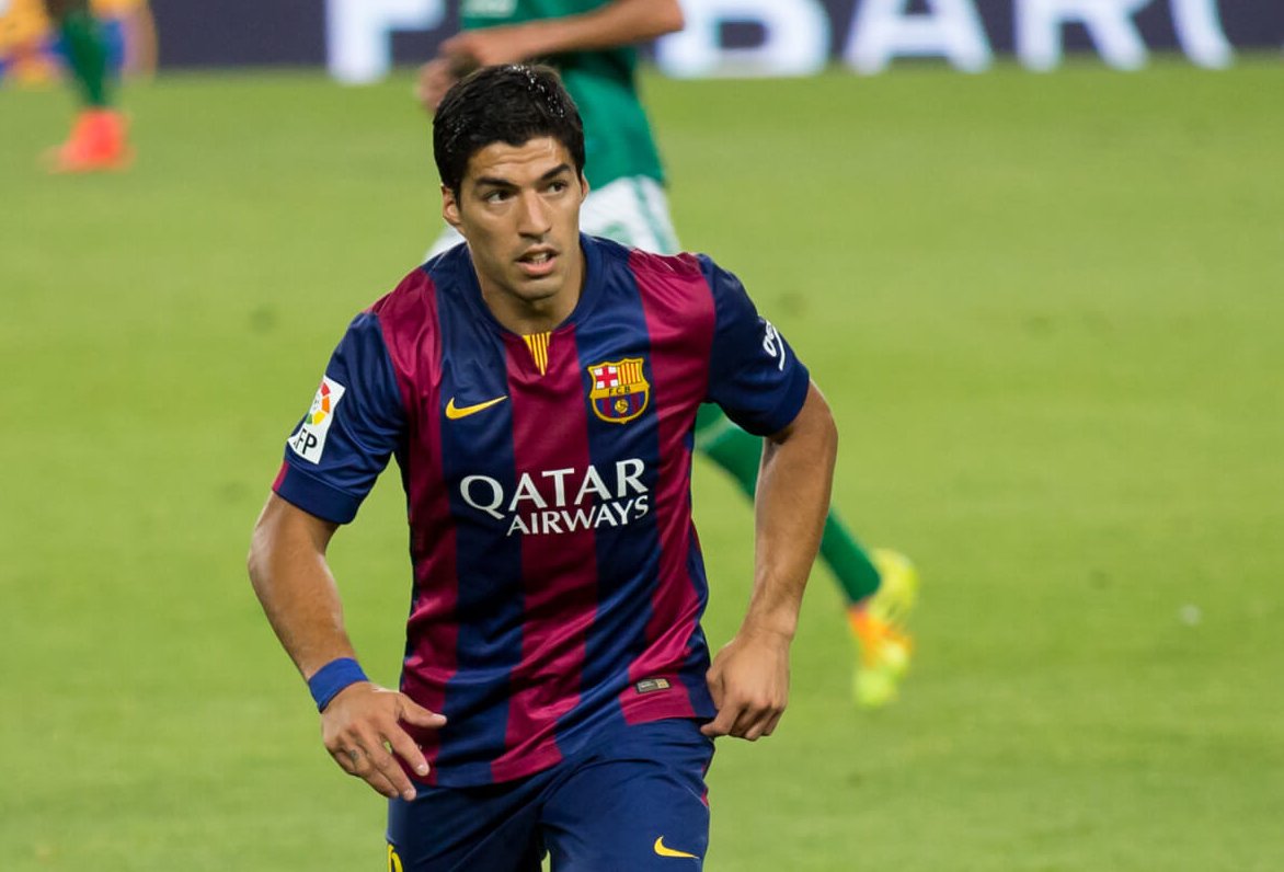 Luis Suarez of Barcelona