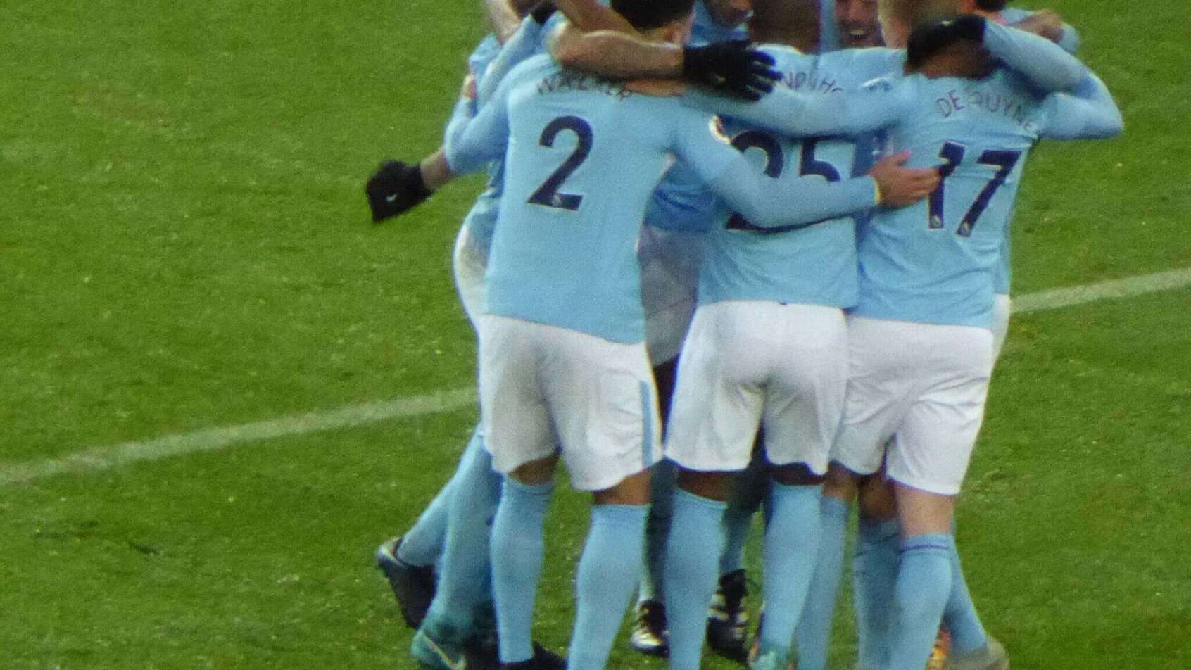 Manchester City celebrate