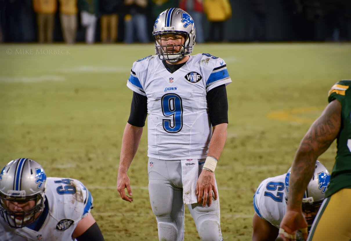 Matthew Stafford in shotgun