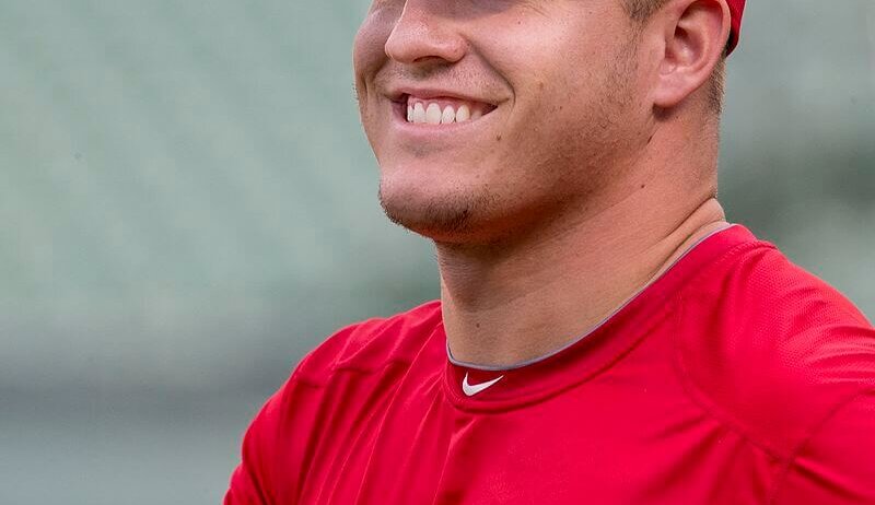 Mike Trout smilling