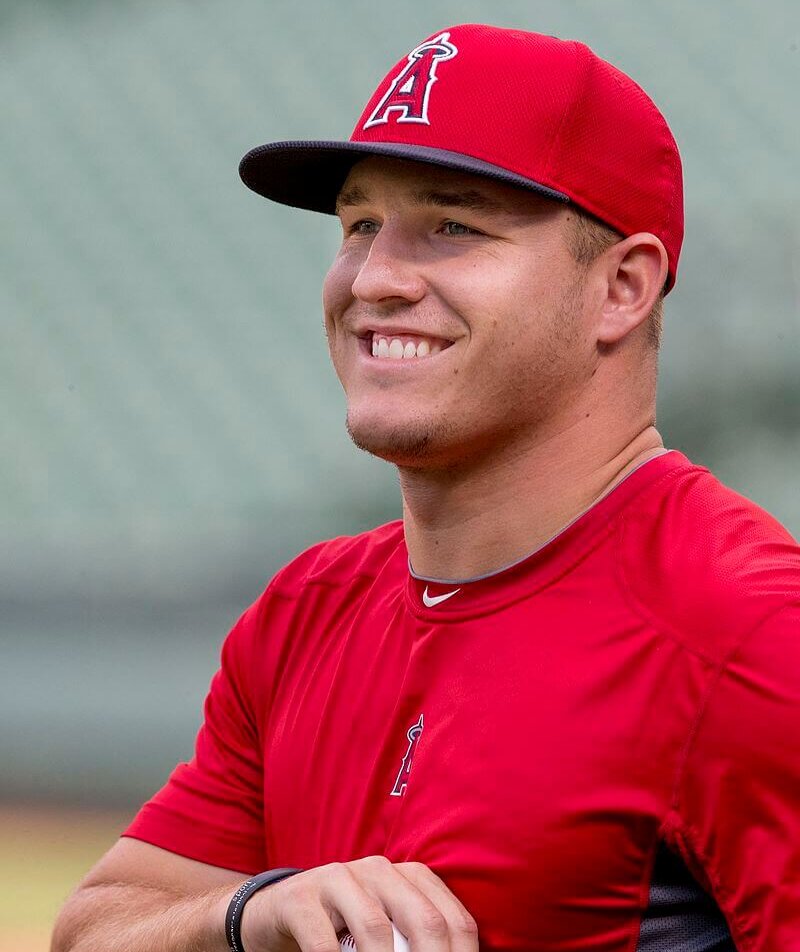 Mike Trout smilling