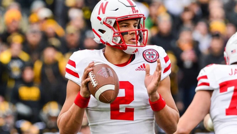 Nebraska Cornhuskers starting QB Adrian Martinez