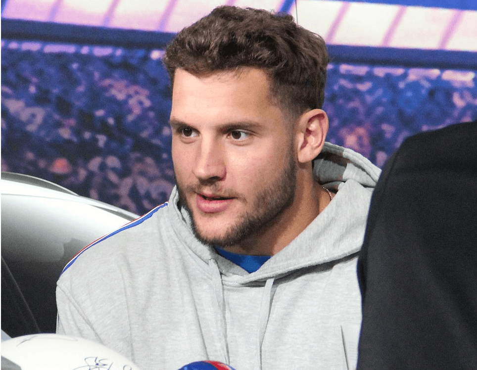 Nick Bosa during a press conference