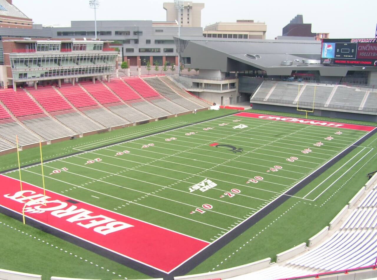Nippert Stadium, home of the Cincinnati Bearcats
