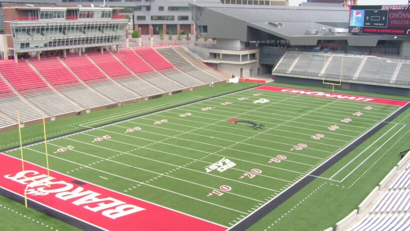 Nippert Stadium, home of the Cincinnati Bearcats