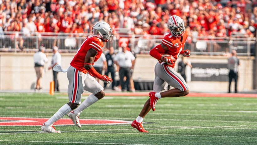 Ohio State running the ball