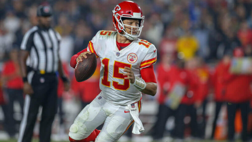 Kansas City Chiefs Patrick Mahomes QB.