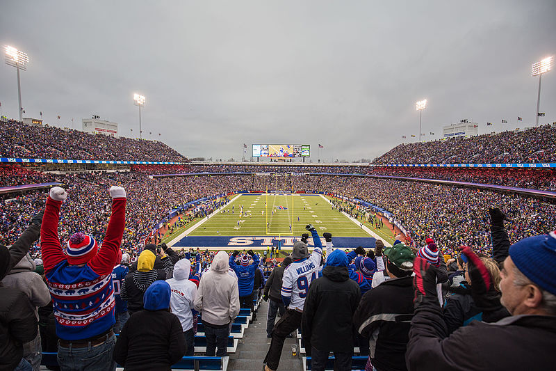 Ralph Wilson Stadium at Orchard Park in Buffalo
