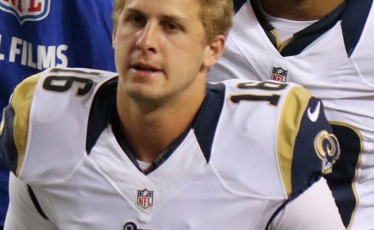 Jared Goff losing a football game, probably