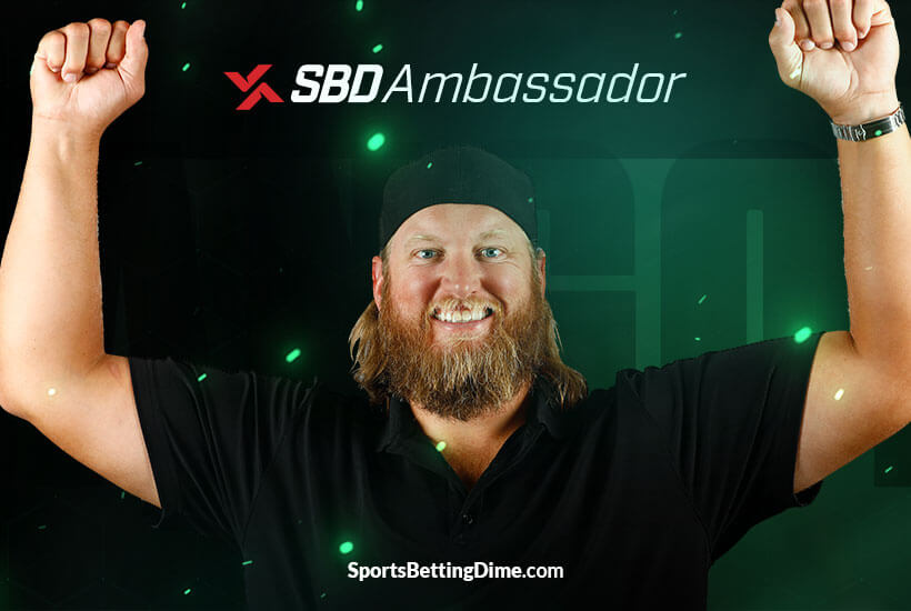 Nick Mangold, SBD's Ambassador, celebrating