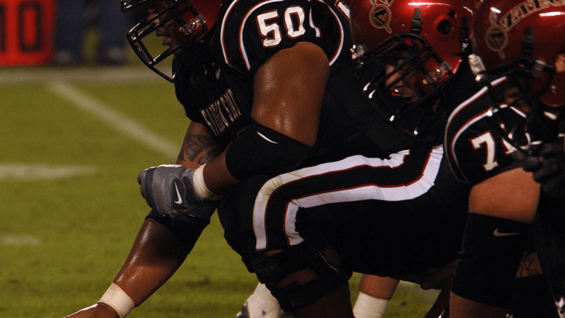 SDSU offensive line