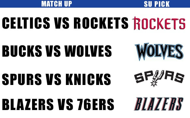 NBA Straight Up Picks