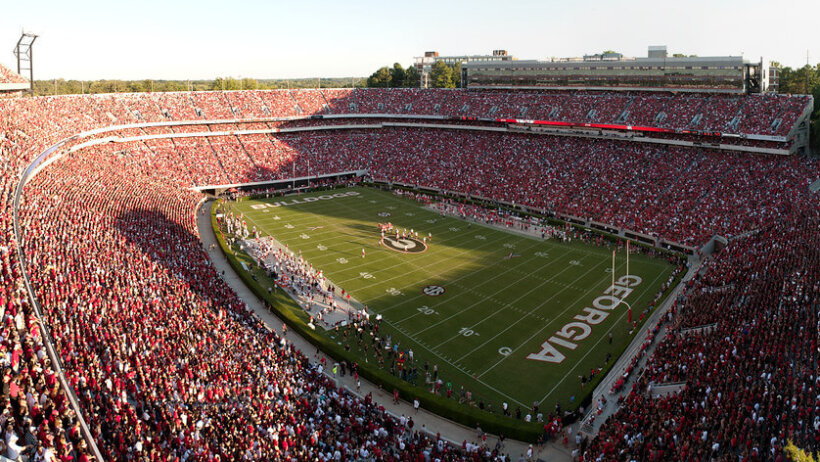 Sanford Stadium in Athens, GA