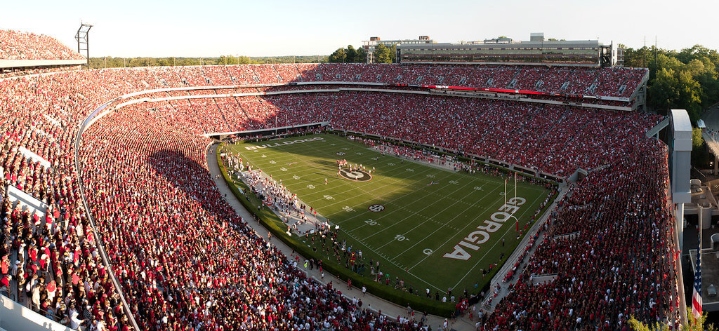 Sanford Stadium in Athens, GA
