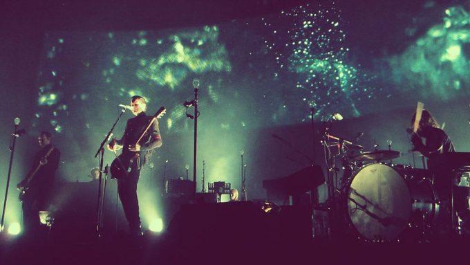 Sigur Rós performing at the Heineken Music Hall in Amsterdam on 28 February 2013