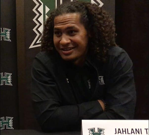 Rookie Detroit Lions linebacker Jahlani Tavai