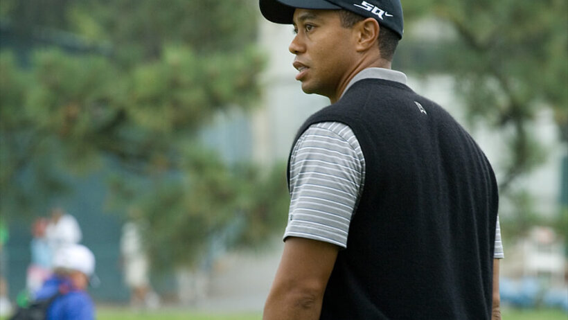 Tiger Woods at the 2008 US Open at Torrey Pines in San Diego
