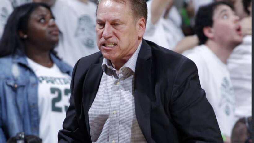 Tom Izzo on the MSU sideline