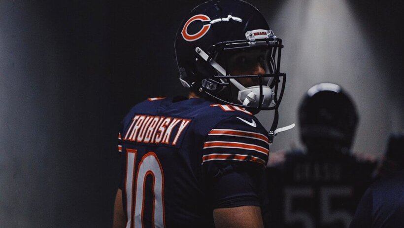 Mitchell Trubisky of the Chicago Bears