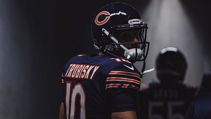Mitchell Trubisky of the Chicago Bears