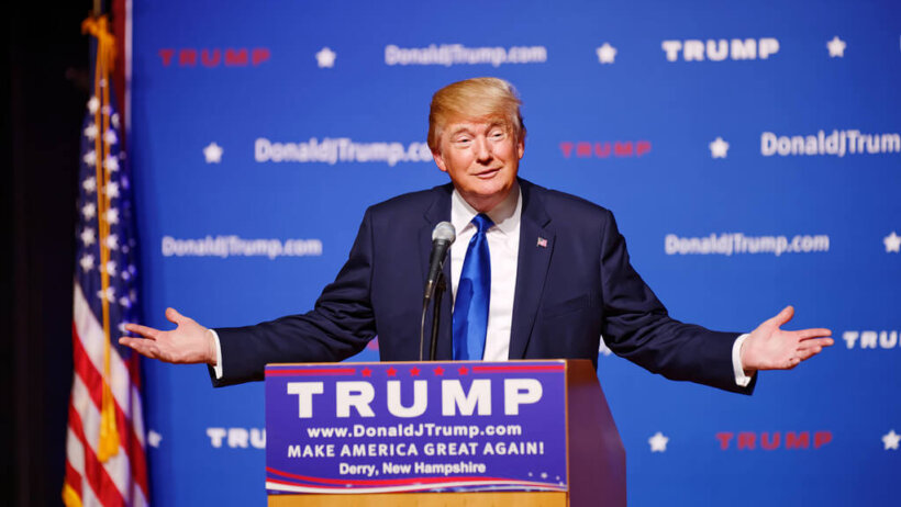 Donald shrugs as people complain about his Presidency