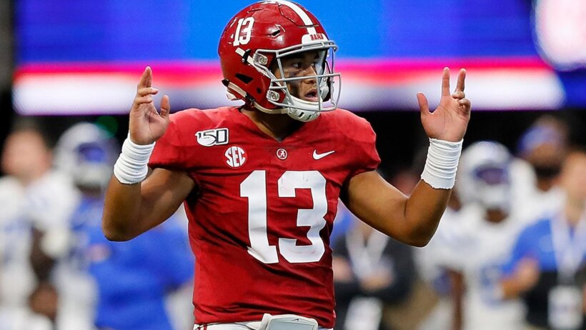 Alabama's starting QB Tua Tagovailoa