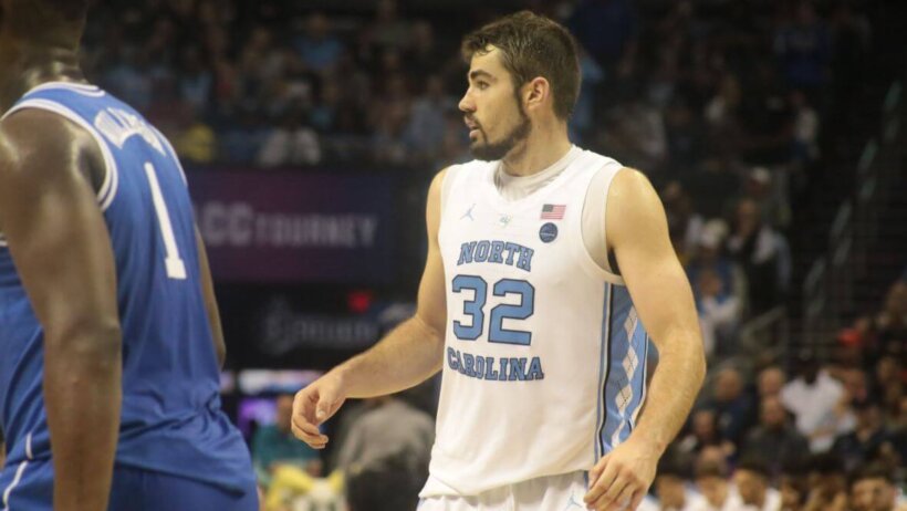 UNC Tar Heels forward Luke Maye.