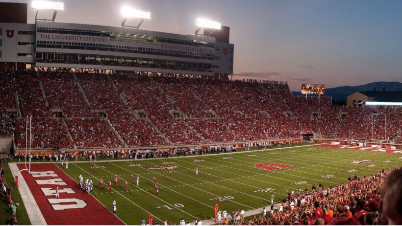 Rice Eccles Stadium, home to the Utah Utes