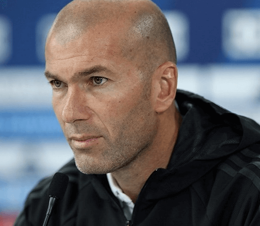 Madrid coach Zinedine Zidane