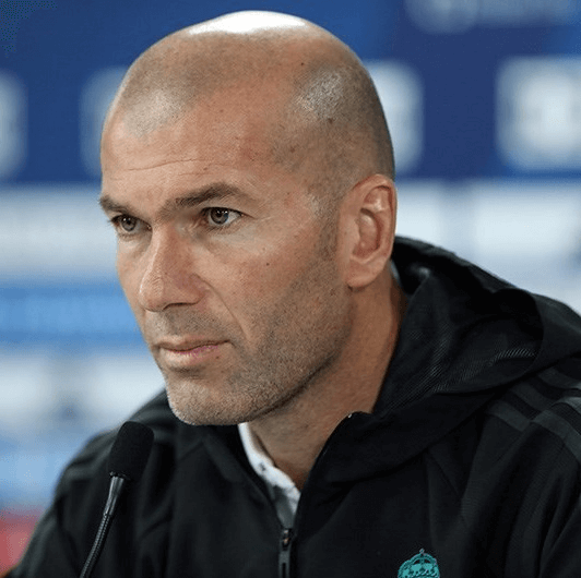 Madrid coach Zinedine Zidane