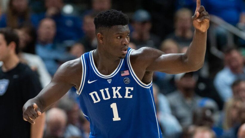 Duke forward Zion Williamson.