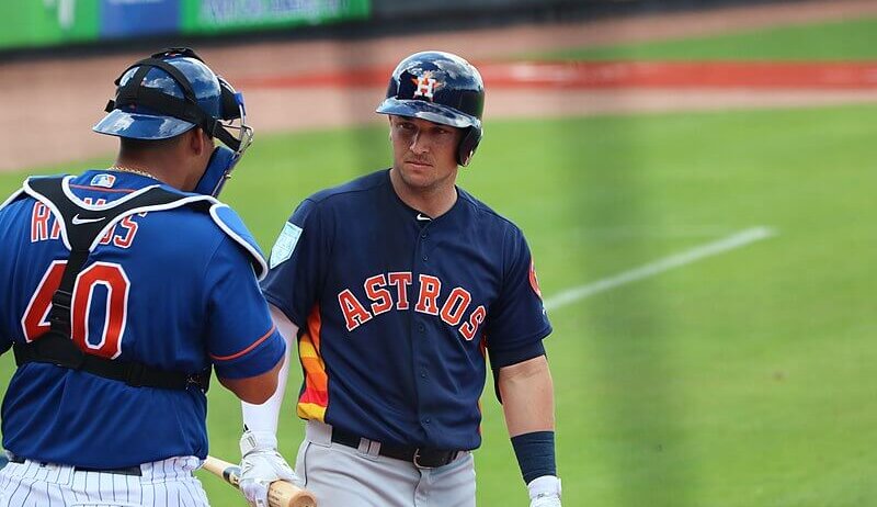 Alex Bregman at the plate