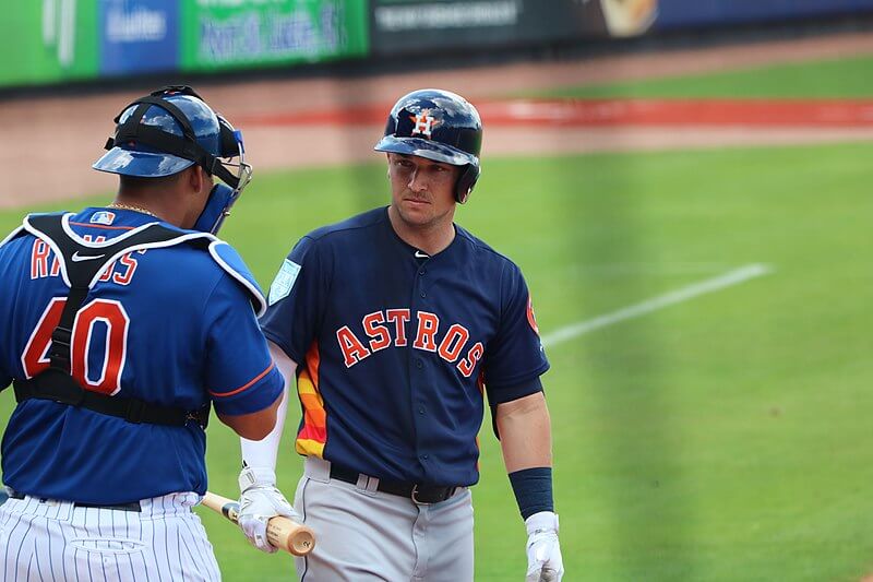 Alex Bregman at the plate