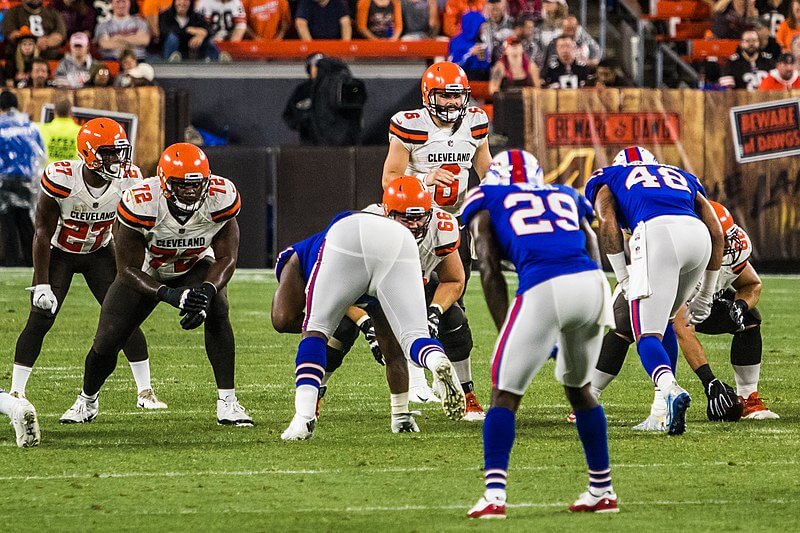 Baker Mayfield in shotgun with the Browns
