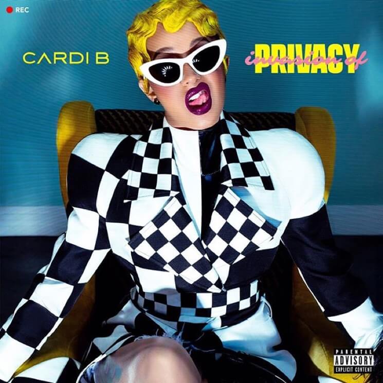 Cover art from Cardi B's debut album, "Invasion of Privacy"